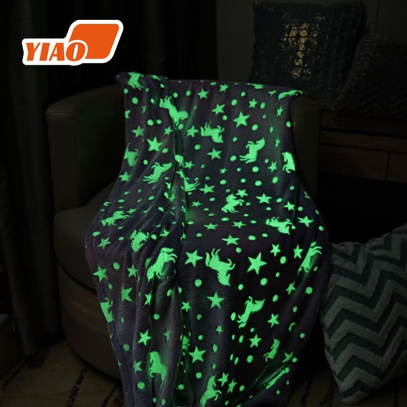 Blankets glow in the dark