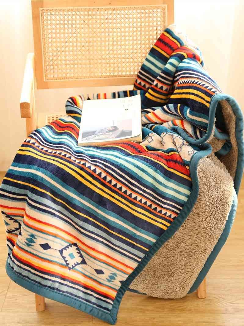 Printed Sherpa Blanket2