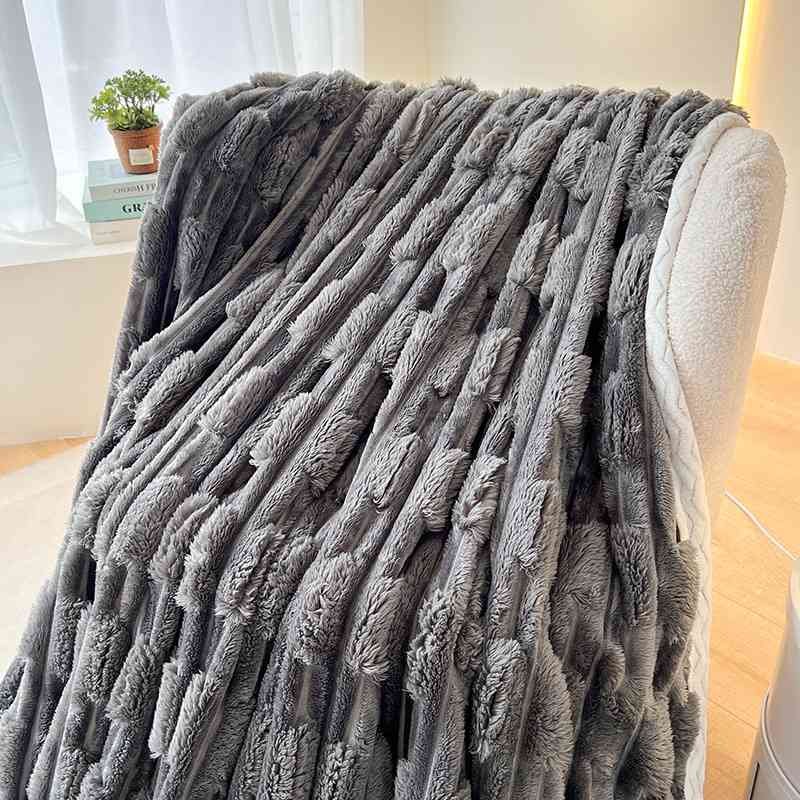 Bamboo Rabbit Fur Blanket