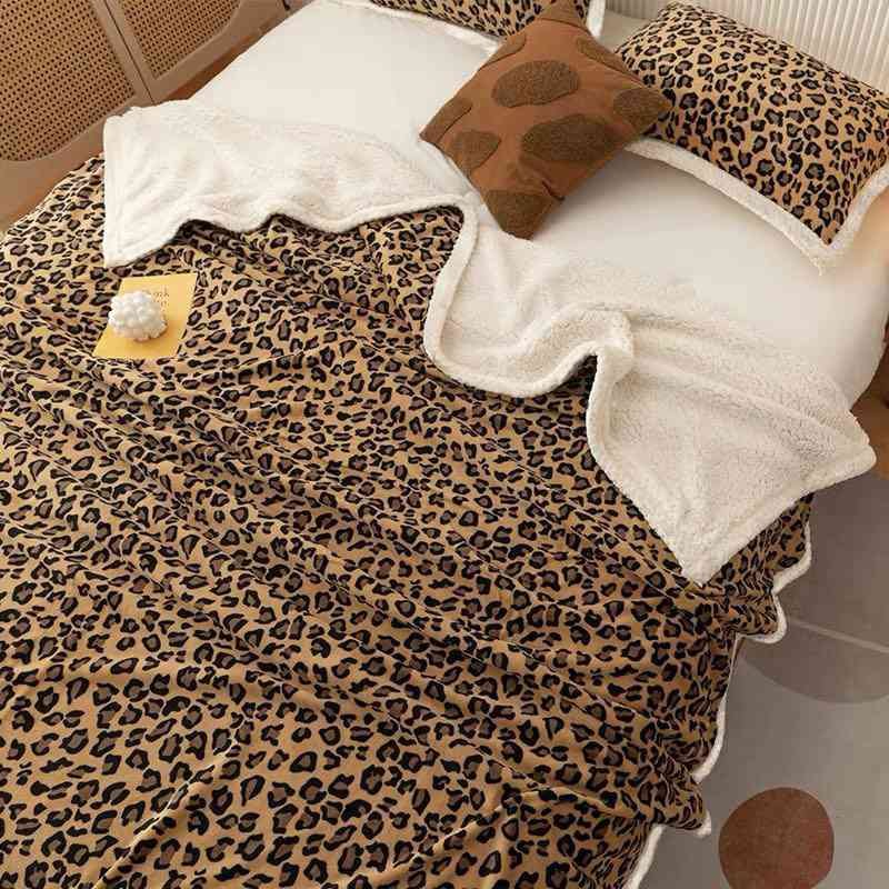 Leopard Sherpa Blanket